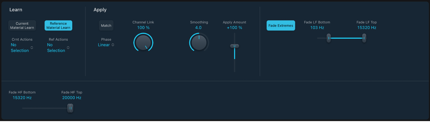 Figure. Match EQ window.