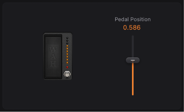 Figure. Classic Wah stompbox window.