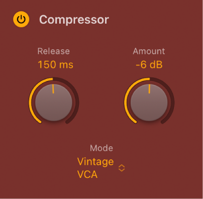 図。Phat FXの「Compressor」パラメータ。