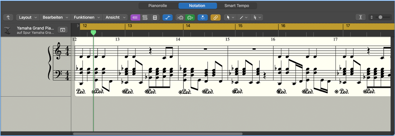 Abbildung. Der Notationseditor