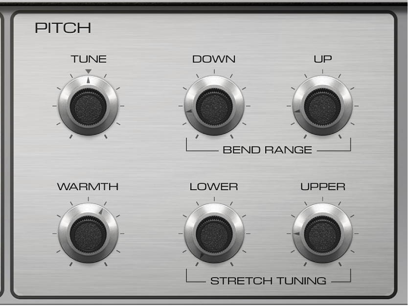 Figure. Vintage Electric Piano Pitch parameters.