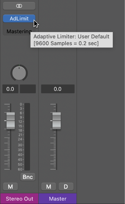 Figure. Help tag showing plug-in latency.