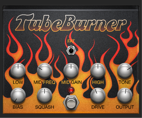 Figure. Fenêtre stompbox Tube Burner.