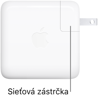 70 W napájací adaptér USB-C.