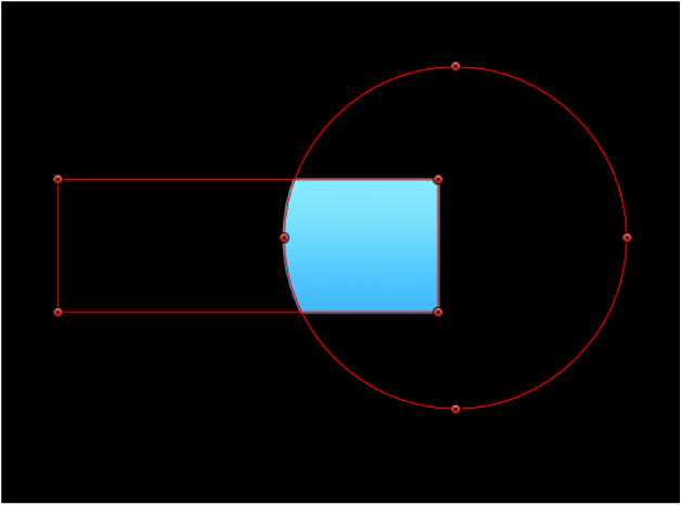 Canvas showing mask intersecting alpha channel