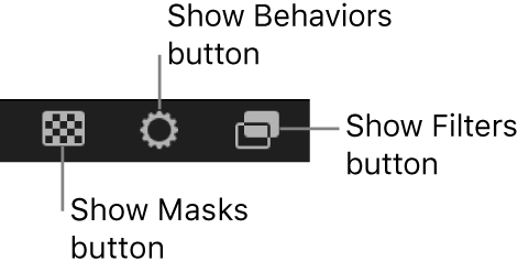 Timeline display option buttons