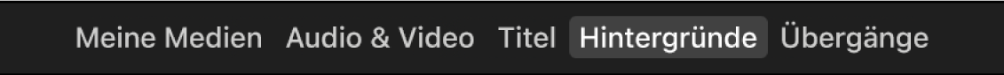 „Hintergründe“ über der Übersicht ausgewählt