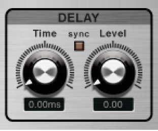 Controles de Delay de Ringshifter.