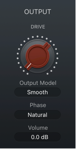 Section Output de Vintage Console EQ.