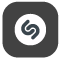 le bouton Identifier la musique avec Shazam