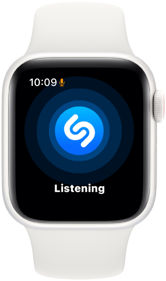 היישום Shazam שמאזין ב-Apple Watch