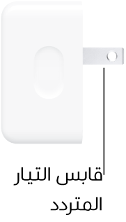 محول طاقة مدمج بمنفذ USB-C مزدوج قدرة ٣٥ واط.