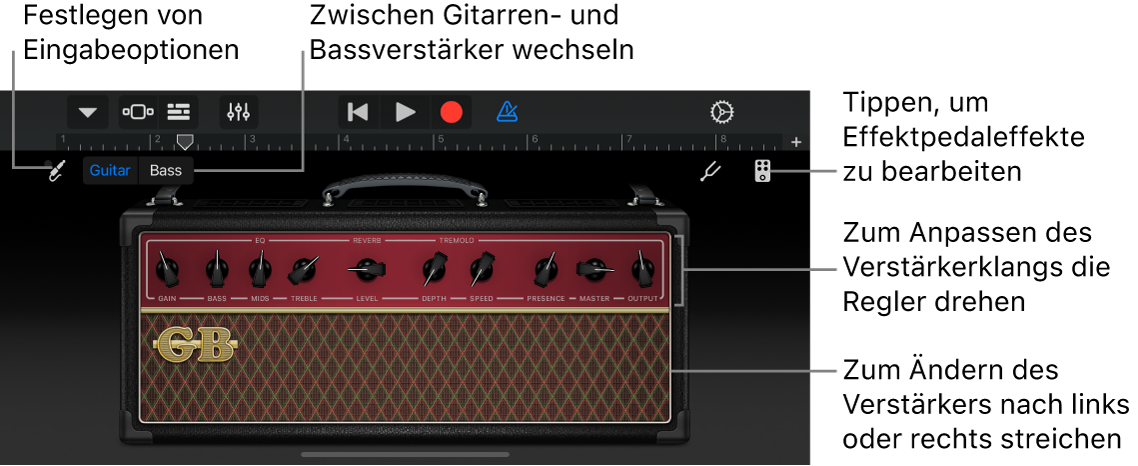 Touch-Instrument Guitar Amp