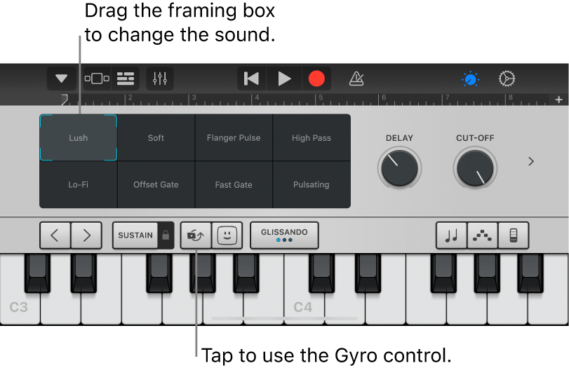 Keyboard Touch Instrument