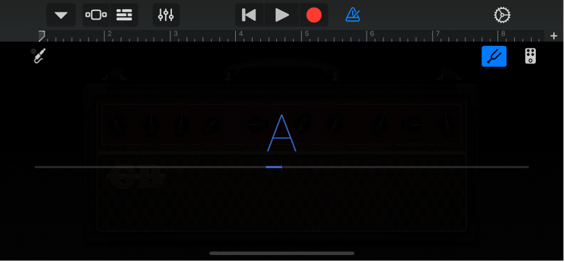 Afinador do Amplificador de Guitarra