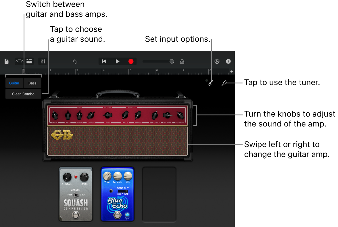 Guitar Amp Touch Instrument