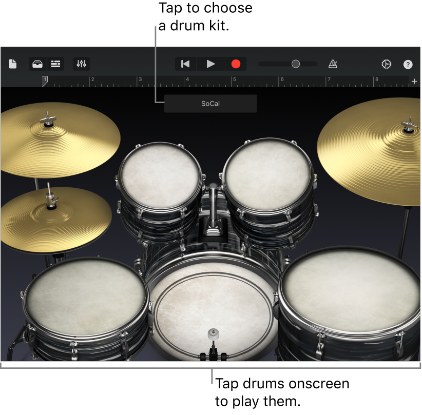 Drums Touch Instrument