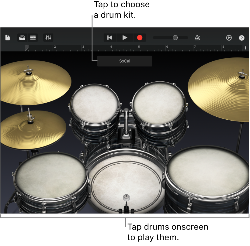 Drums Touch Instrument