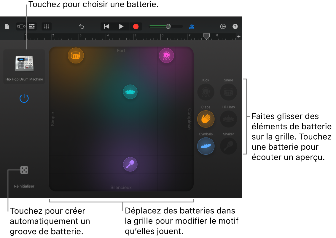 Instrument tactile Smart Drums