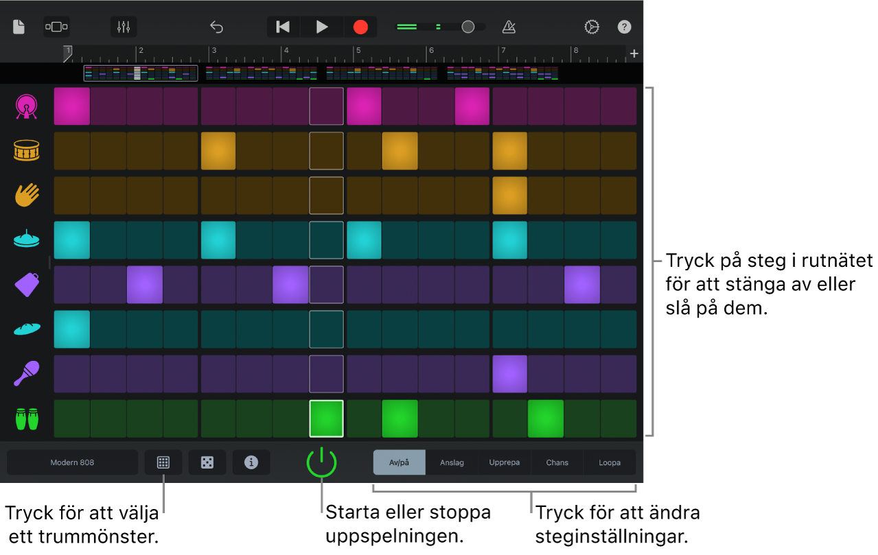 Pekinstrumentet slagsequencer