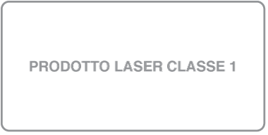 Simbolo del prodotto laser di Classe 1