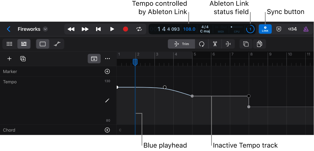 Ableton Link components.