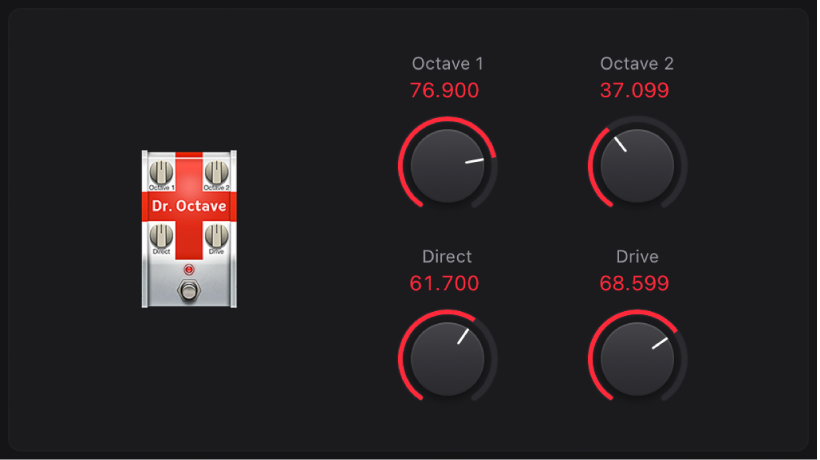 Figure. Dr. Octave stompbox window.