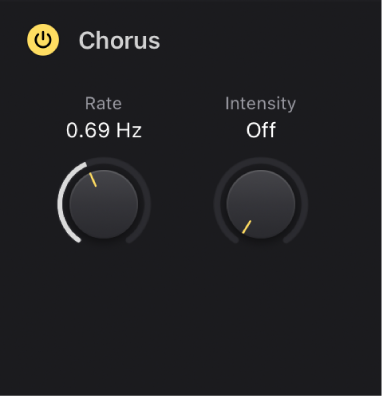 Figure. Vintage Electric Piano Chorus parameters.