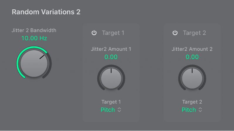 Figure. Random Variations parameters.