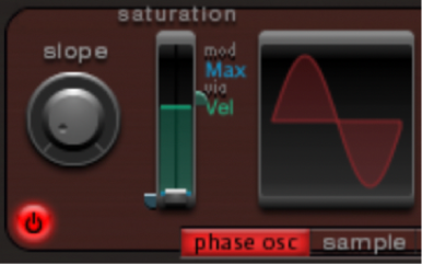 Figure. Velocity modulation adjustment.