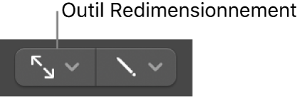Figure. Outil Redimensionnement