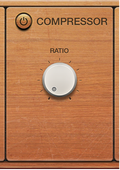 図。Vintage Clavの「Compressor」のパラメータ。