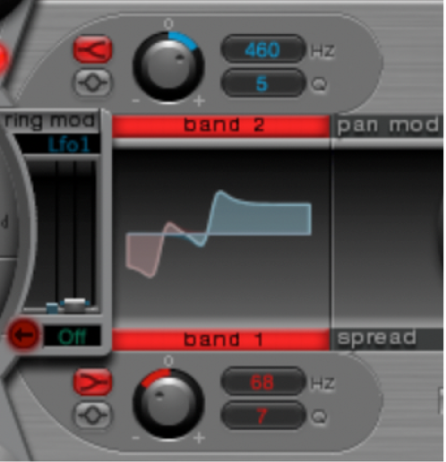 图。TR-909 均衡器设置。