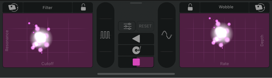 Commandes de Remix FX.