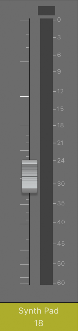 Figure. Curseur de volume.