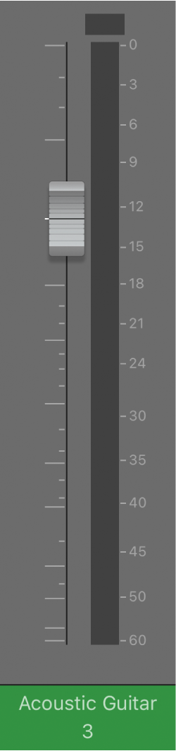 Figure. Curseur de volume.