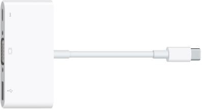 מתאם מרובה יציאות מסוג USB-C VGA.