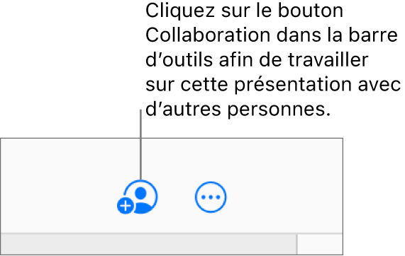Bouton Collaboration dans la barre d’outils.