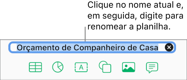 O nome da planilha, Blank, selecionado na parte superior de uma planilha aberta.