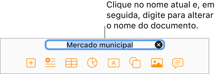 O nome atual do documento, Disposição em branco, selecionado na parte superior de um documento aberto.