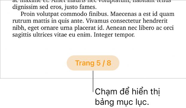 Một tài liệu đang mở với số trang “3 / 3” ở dưới cùng ở giữa màn hình.