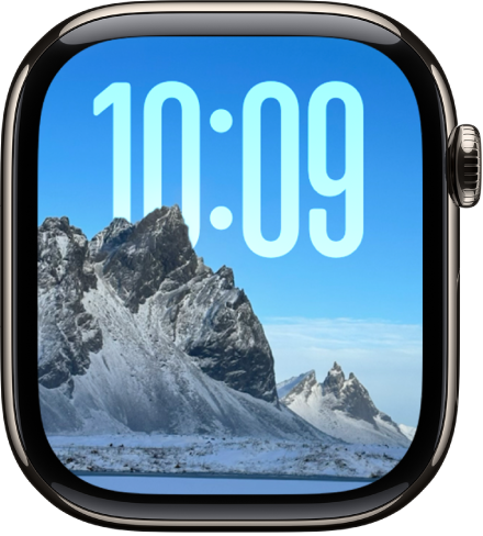 The Photos watch face.