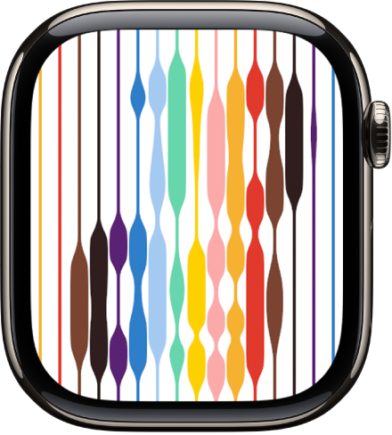 The Pride Threads watch face.