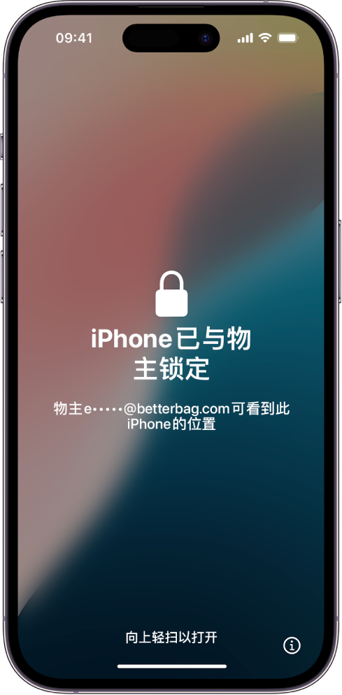 由所有者锁定的 iPhone 上显示激活锁。