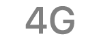 أيقونة حالة 4G.