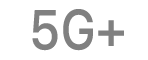 Icona di stato della rete 5G+.