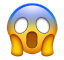 Emoji țipăt.