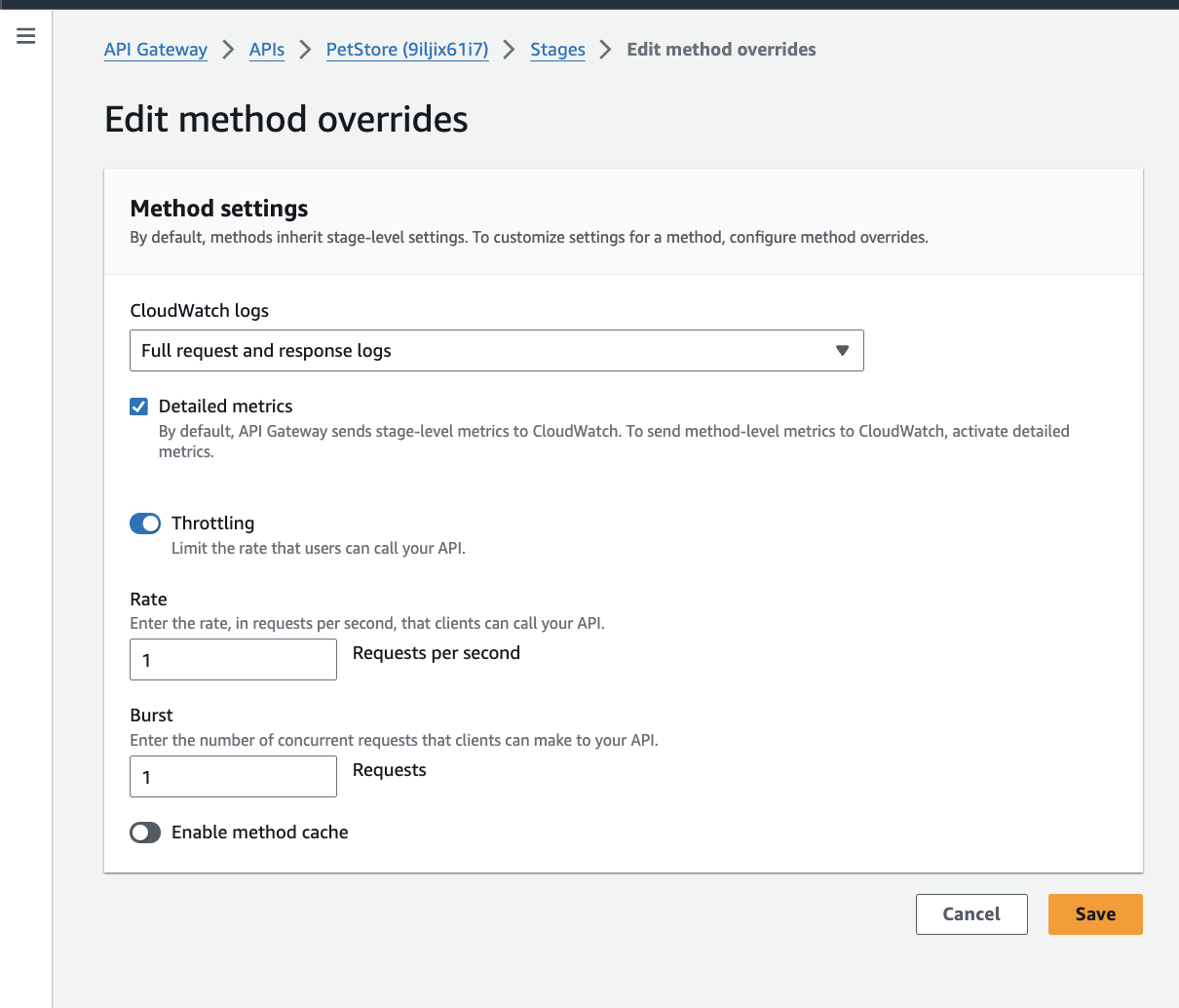 AWS API Gateway