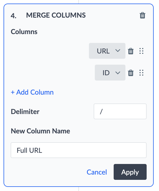 Merge Columns