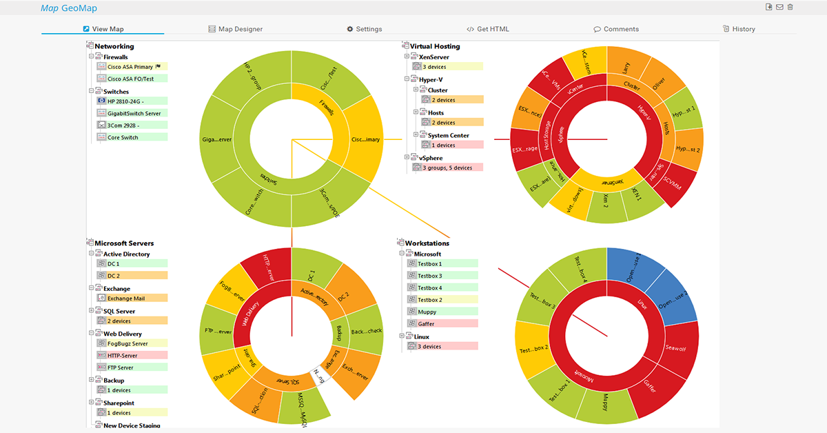 PRTG Map Designer: How to create dashboards in 5 steps (How to, Maps) 